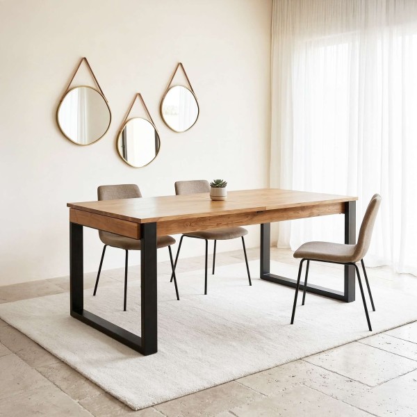 Ausziehbarer Esstisch 180/220 cm – Osaka