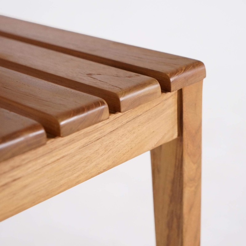 Gartenmöbel-Set aus Tisch und Stühlen aus Teakholz für 6 Personen