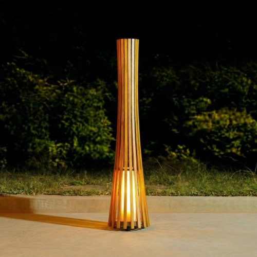 Stehlampe aus Teakholz H100 cm - Liven