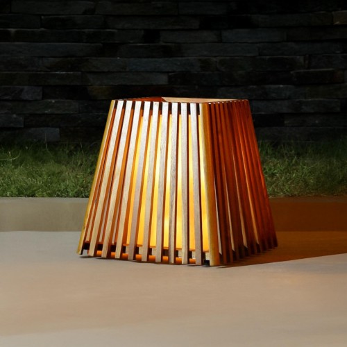 Stehlampe aus Teakholz H50 cm - Nori