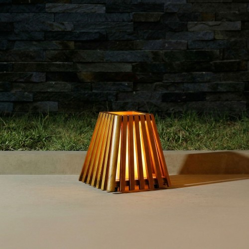 Stehlampe aus Teakholz H30 cm - Nori