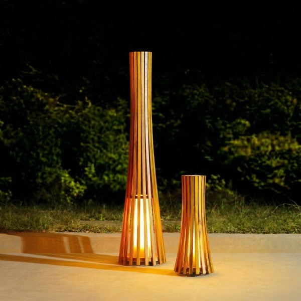 Stehlampe aus Teakholz H52 cm - Liven