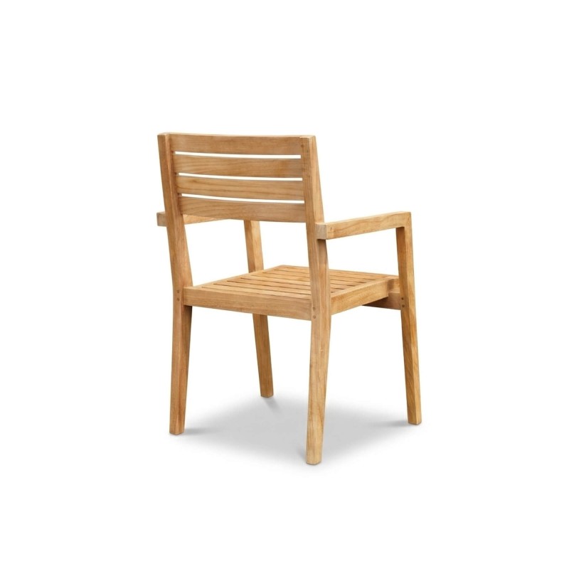 Gartenmöbel-Set aus Tisch und Stühlen aus Teakholz für 4 Personen - Nobu