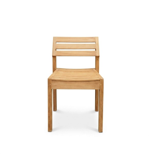 Gartenstuhl für den Außenbereich aus Teakholz - Roku