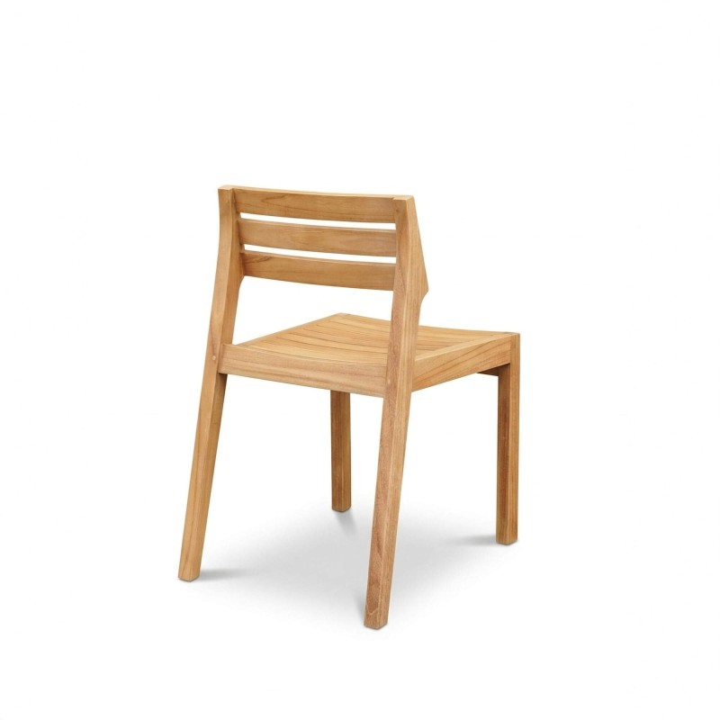 Gartenstuhl für den Außenbereich aus Teakholz - Roku