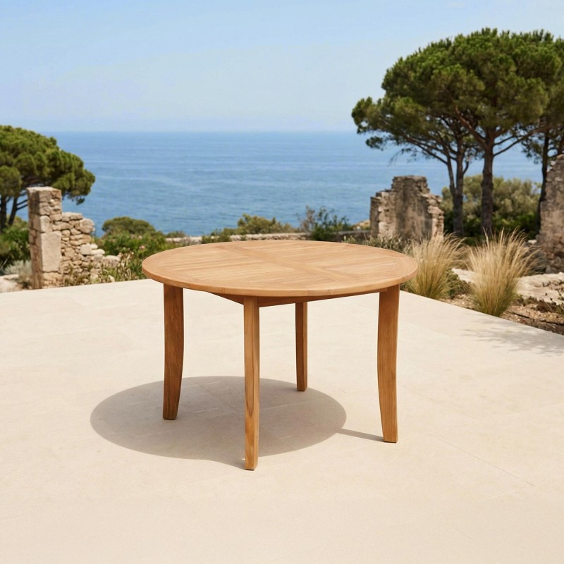 Runder Gartentisch aus Teakholz für 4 Personen - Hiro