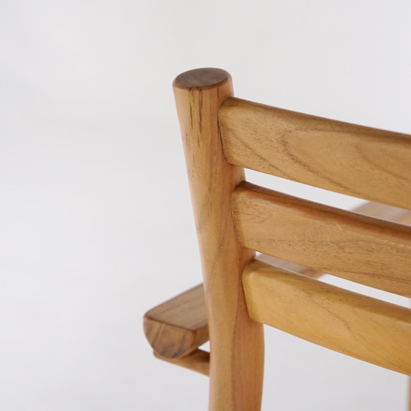 Gartenmöbel-Set aus Tisch und Stühlen aus Teakholz für 4 Personen - Sento