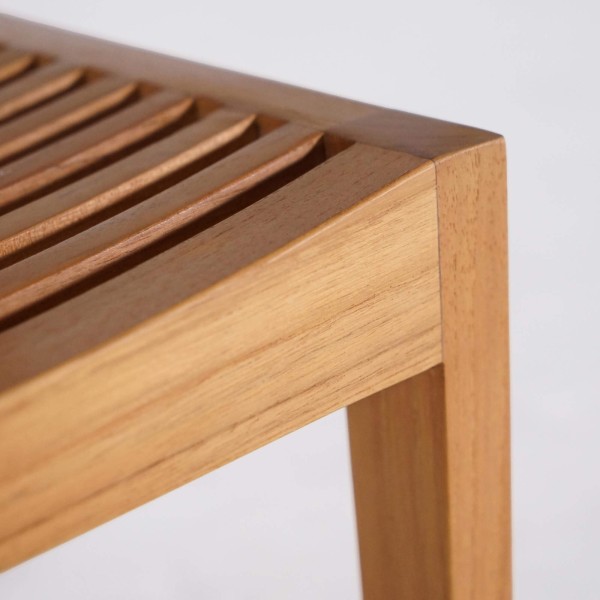 Gartenmöbel-Set aus Tisch und Stühlen aus Teakholz für 6 Personen