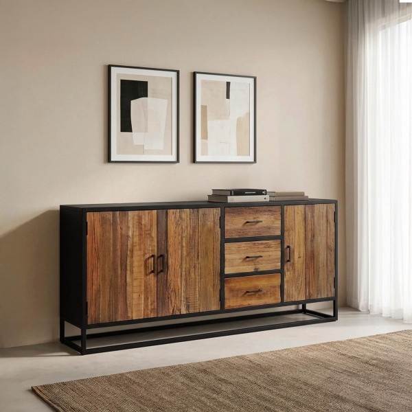 Sideboard 200 cm aus recyceltem Holz – Recycled