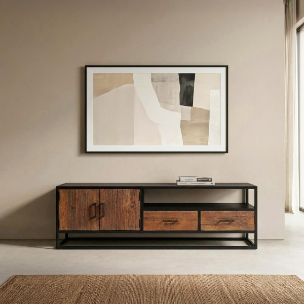 TV-Möbel 160 cm aus recyceltem Holz – Recycled