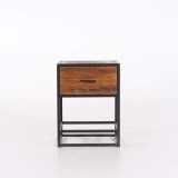 Nachttisch aus recyceltem Holz – Recycled