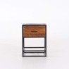 Nachttisch aus recyceltem Holz – Recycled