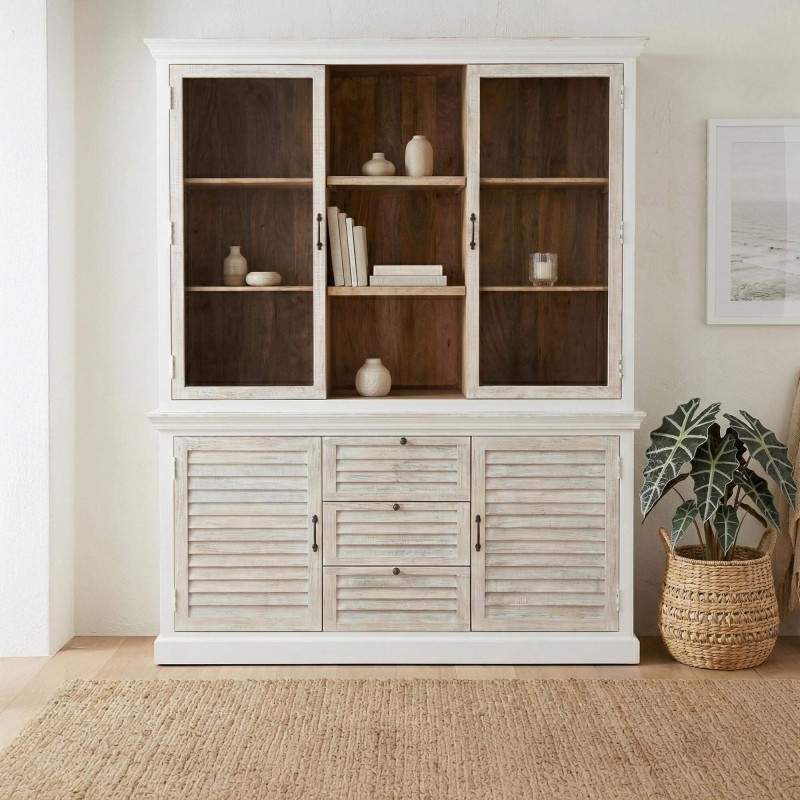 Buffetschrank aus gebleichtem Holz 180 cm - Sea Side