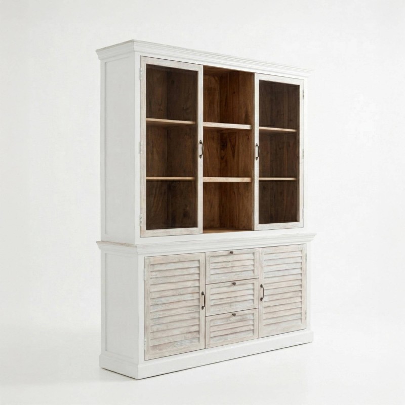 Buffetschrank aus gebleichtem Holz 180 cm - Sea Side