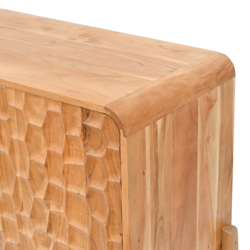 Modernes Sideboard aus massivem Akazienholz - Naoki