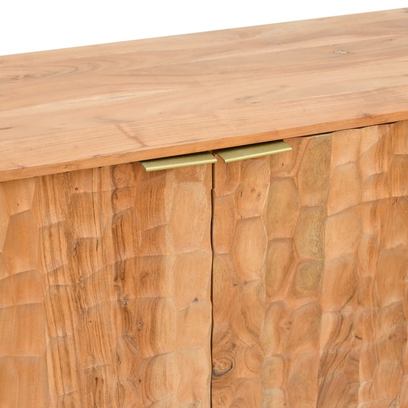 Design-Sideboard aus massivem Akazienholz 120 cm - Naoki