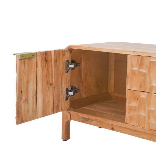 Design-TV-Board aus massivem Akazienholz - Naoki