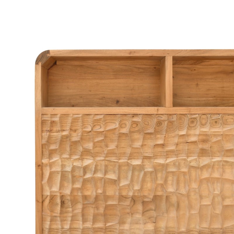 Design-Kopfteil aus massivem Akazienholz 160 cm - Naoki