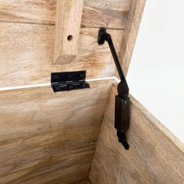 Aufbewahrungstruhe aus weißem Holz - Sea Side