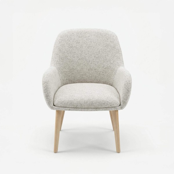 Skandinavischer Esszimmerstuhl aus Stoff - Alva