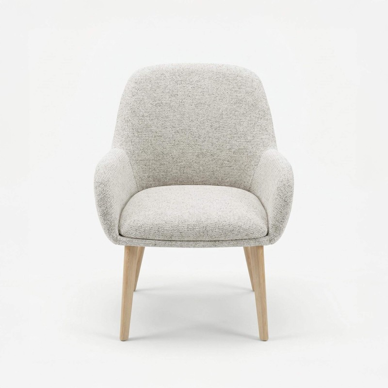 Skandinavischer Esszimmerstuhl aus Stoff - Alva