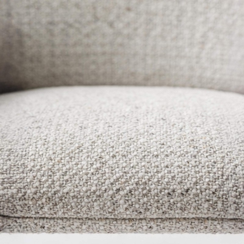 Skandinavischer Esszimmerstuhl aus Stoff - Alva