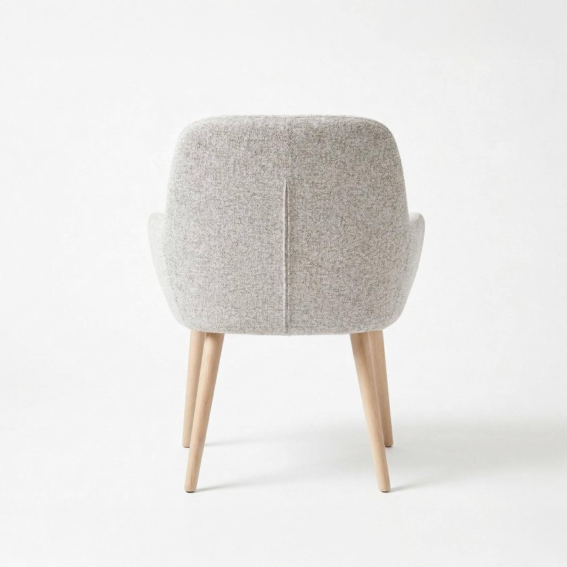 Skandinavischer Esszimmerstuhl aus Stoff - Alva