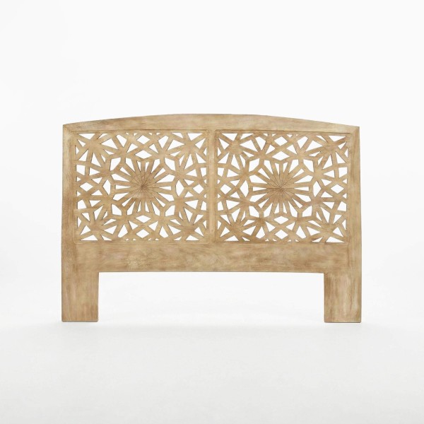 Kopfteil aus geschnitztem Massivholz 200 cm - Nevea