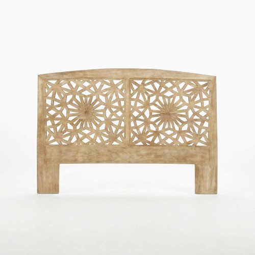 Kopfteil aus geschnitztem Massivholz 200 cm - Nevea