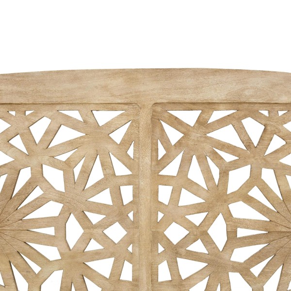 Kopfteil aus geschnitztem Massivholz 200 cm - Nevea