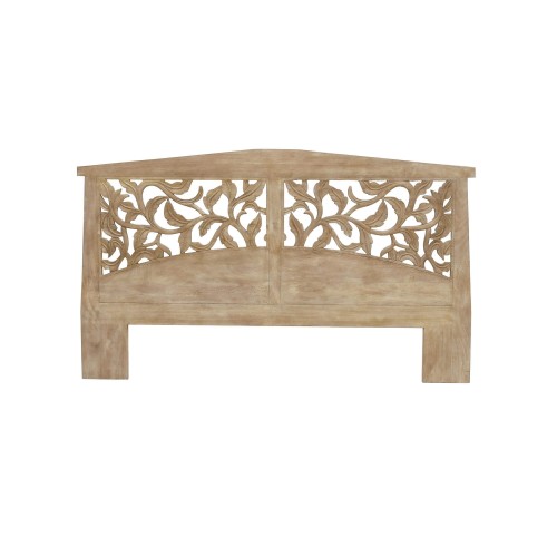 Kopfteil aus geschnitztem Massivholz 200 cm - Galea