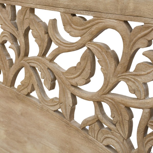 Kopfteil aus geschnitztem Massivholz 200 cm - Galea