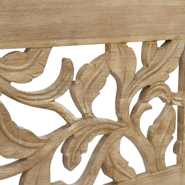 Kopfteil aus geschnitztem Massivholz 200 cm - Galea