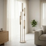 Design-LED-Stehleuchte aus Metall – Nova