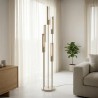 Design-LED-Stehleuchte aus Metall – Nova
