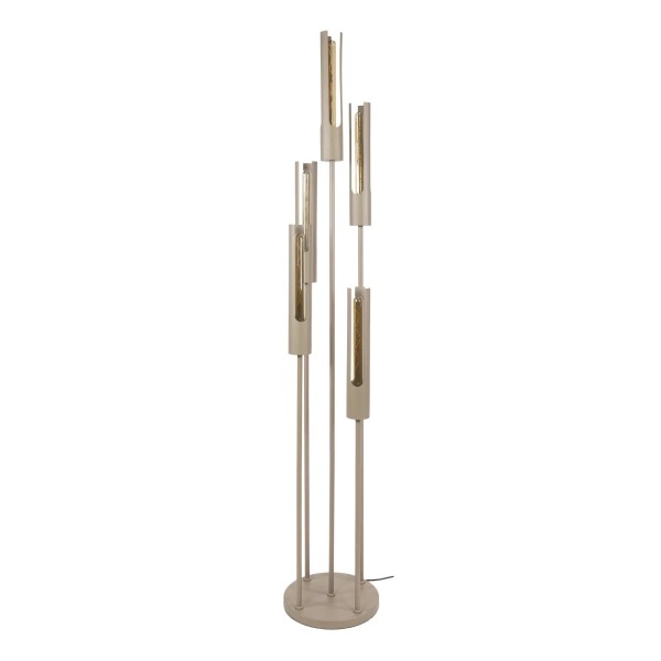 Design-LED-Stehleuchte aus Metall – Nova