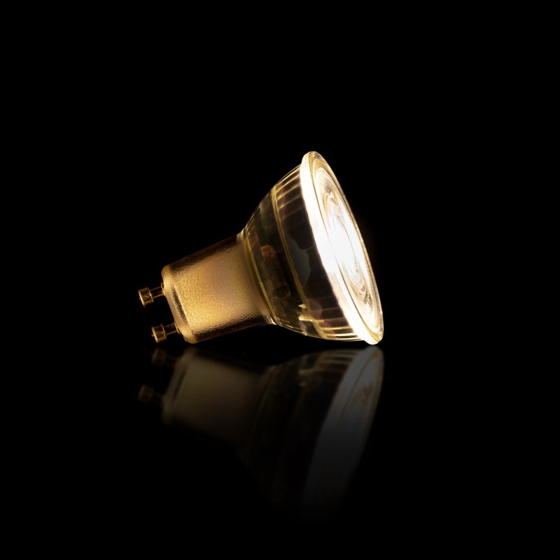 Dimmbarer LED-Halogenspot, klares Glas [GU10]