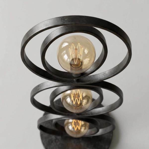 Industrielle Wohnzimmer-Stehlampe aus Metall - Altis