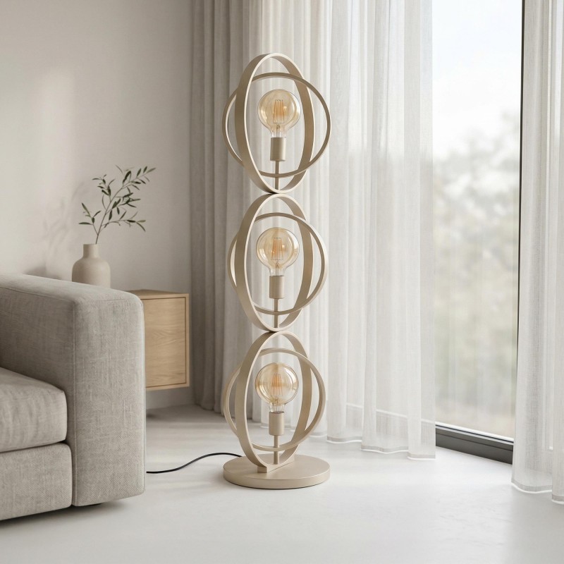Industrielle Wohnzimmer-Stehlampe aus Metall - Altis