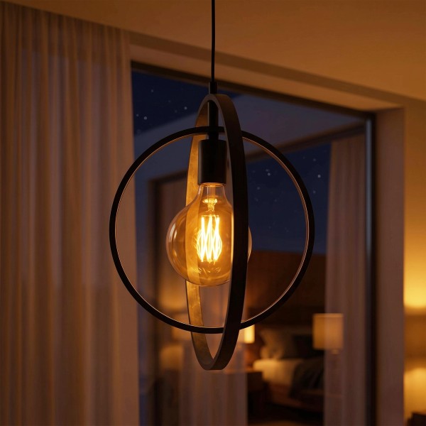 Industrielle Pendelleuchte aus Metall - Altis
