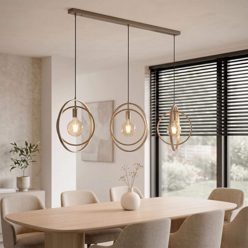 Industrielle Pendelleuchte aus Metall - Altis