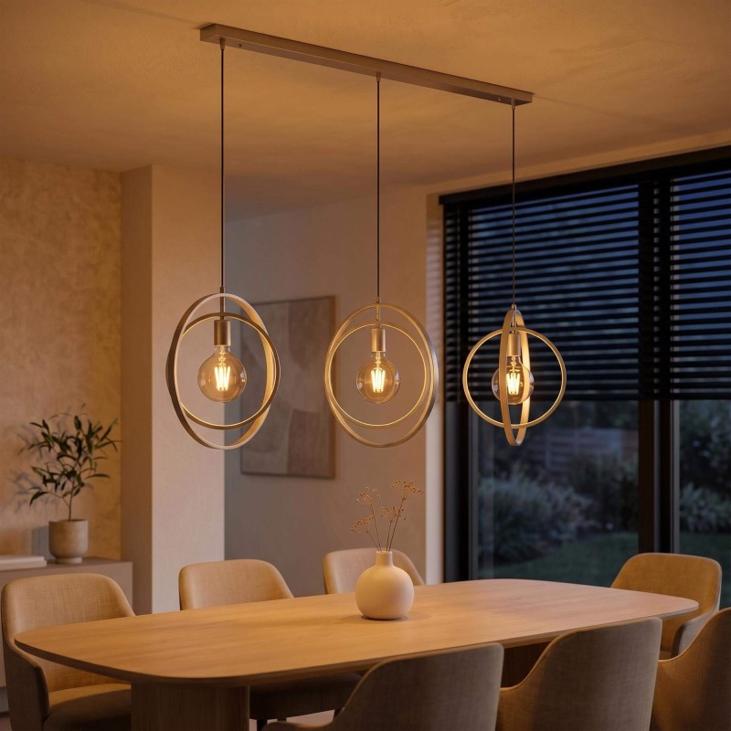 Industrielle Pendelleuchte aus Metall - Altis