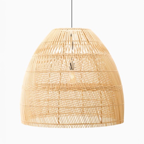 Hängeleuchte aus natürlichem Rattan - Nila