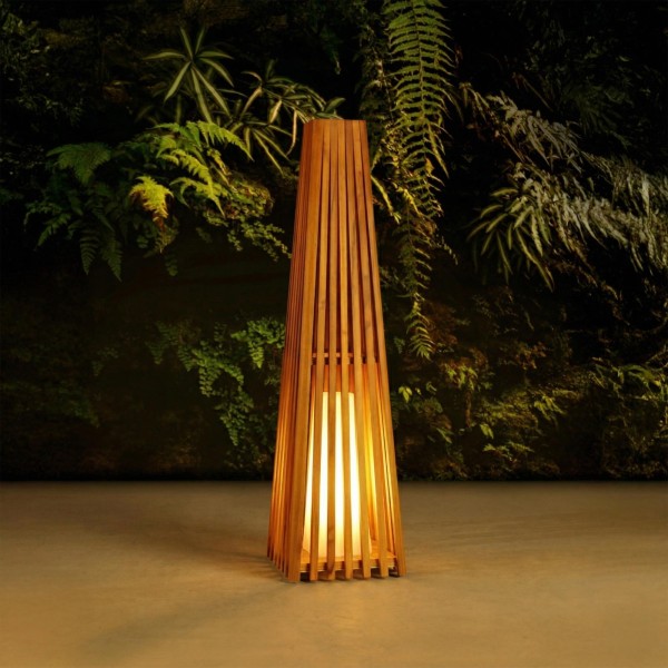 Stehlampe aus Teakholz H100 cm - Taro