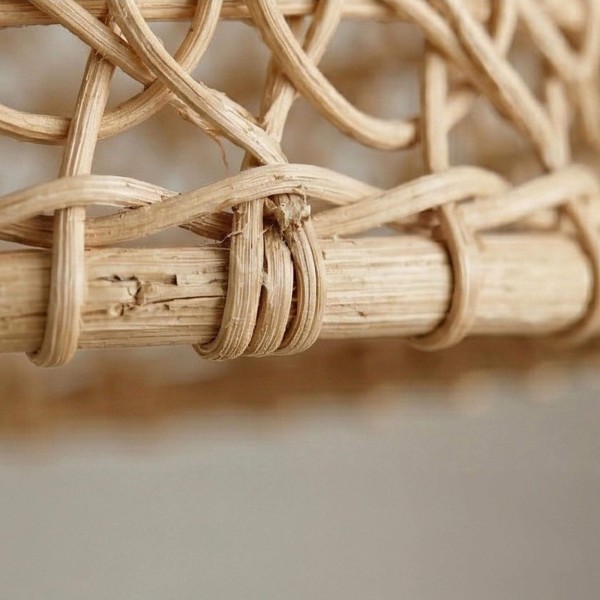 Hängeleuchte aus natürlichem Rattan - Meysa