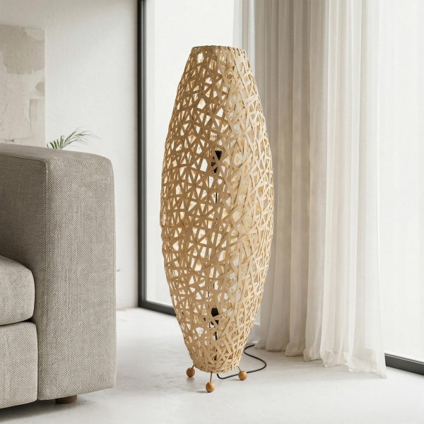Stehlampe aus Weidengeflecht - Pataya