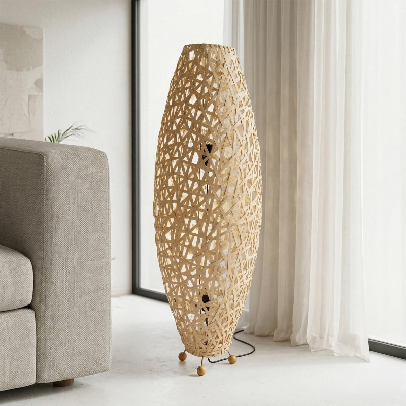 Stehlampe aus Weidengeflecht - Pataya