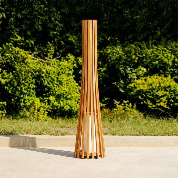 Stehlampe aus Teakholz H120 cm - Liven