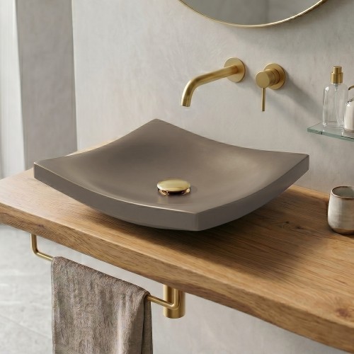 Betonwaschbecken naturfarben - Arcilla