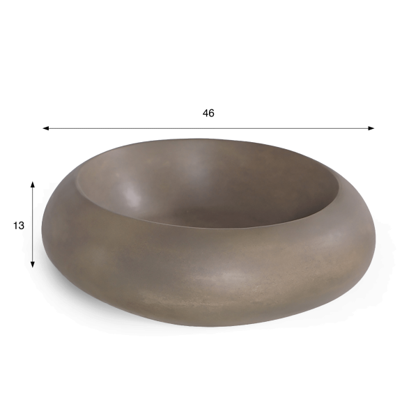 Betonwaschbecken rund - Naturfarbe - Concrete Essence